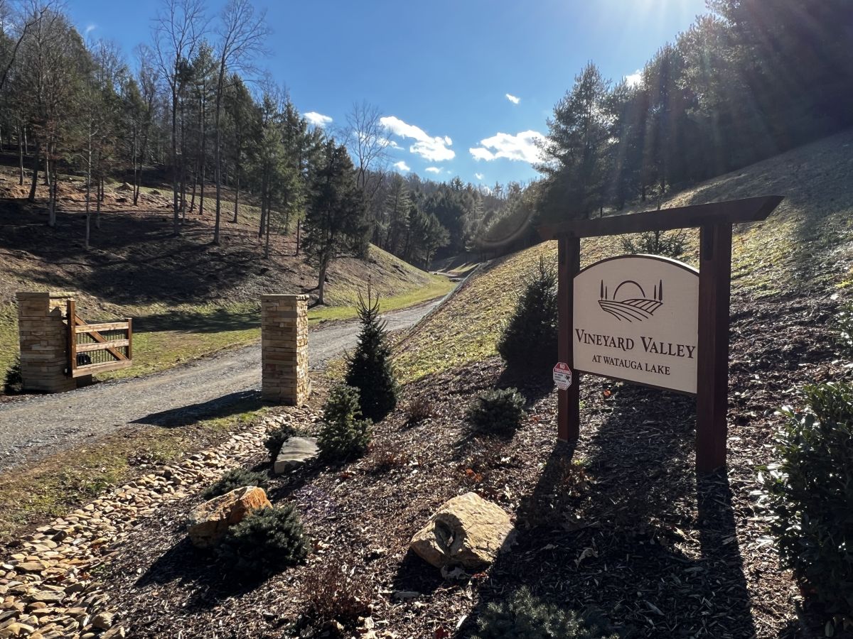 Vineyard Valley community in Johnson County near Watauga Lake Tennessee